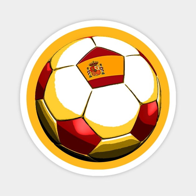 Spain Futbol Magnet by asaiphoto